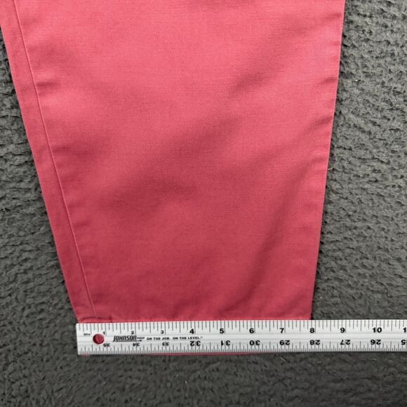 Brooks Brothers Pants Mens 32x32 Nantucket Red Straight Fit Chinos Preppy - Picture 12 of 13